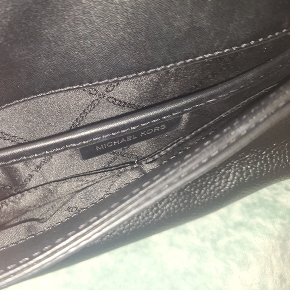 Michael Kors Black Leather Crossbody Bag - Picture 4 of 13